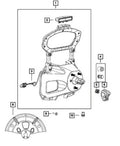 New Genuine Mopar Camera Rear View 2018-2024 OE 68452959AC