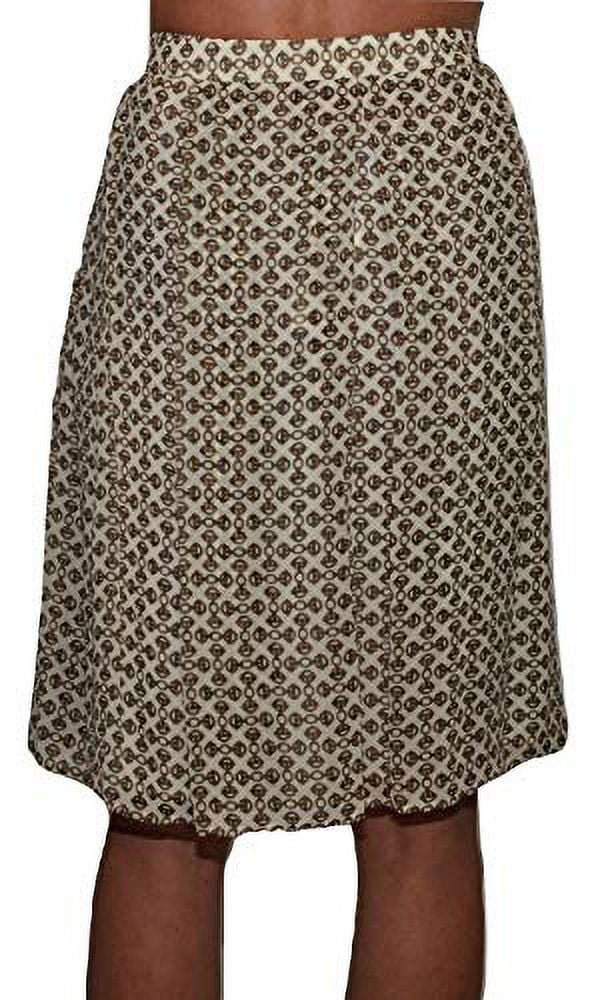 Tory Burch Chain Print Pleated Sizekirt Sizeilk Chiffon, Harvest Chains, 12