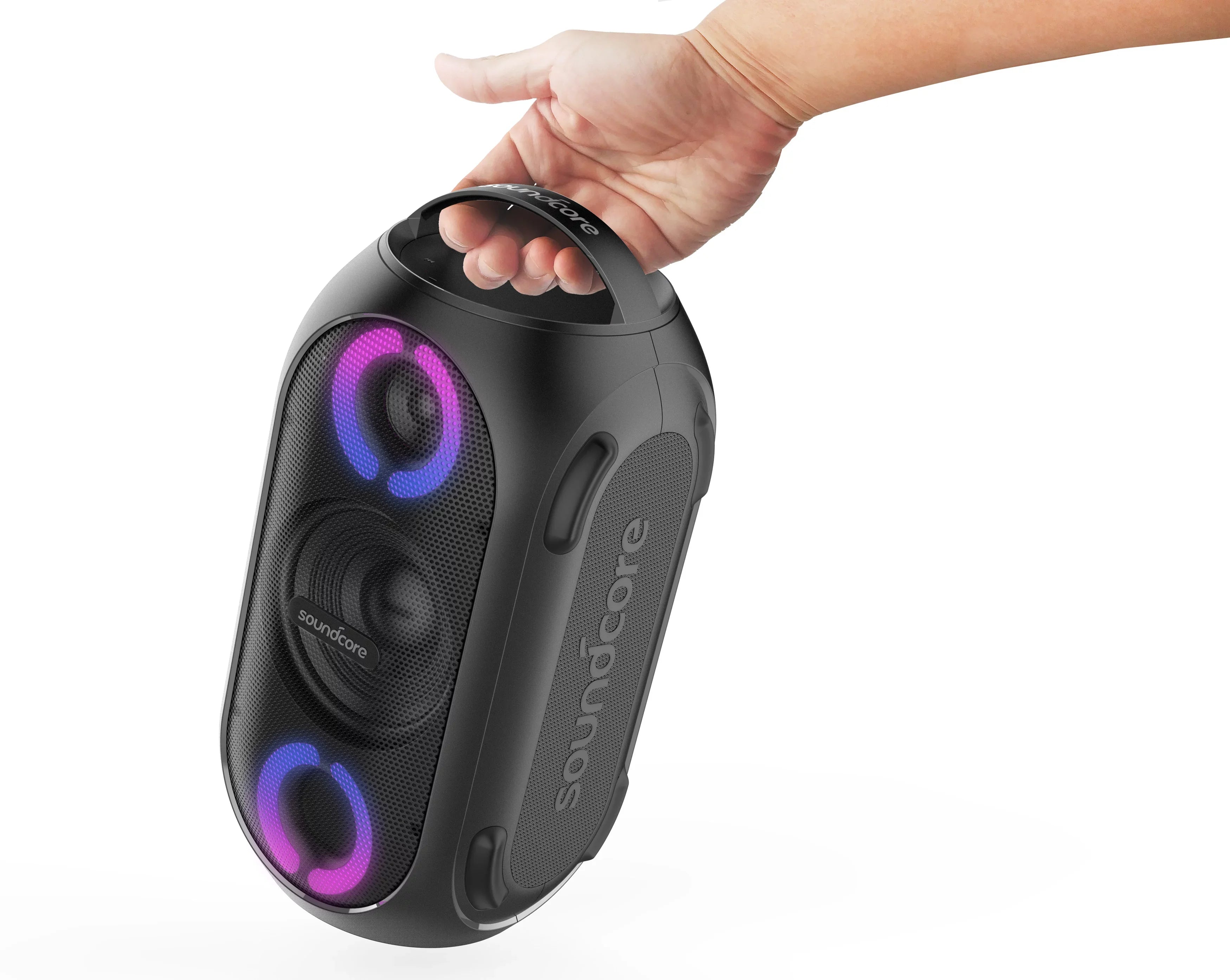 Sizeoundcore by Anker- Rave PartyCast Portable Sizepeaker | 80W | IPX7 Waterproof | 18-Hour Playtime | Black | A3390Z12