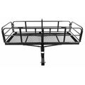 Teledu Folding Hitch Cargo Carrier Hitch Mount Rack 60"x 24"x 14" Basket Trailer