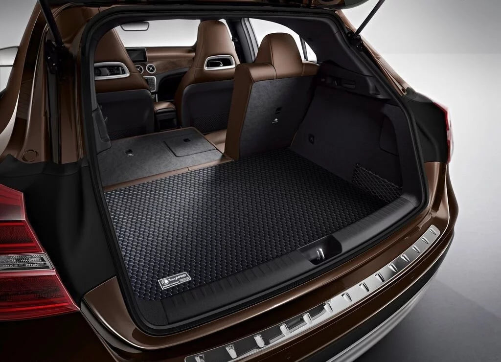 ToughPRO - Trunk Mat Compatible with NISizeSizeAN Altima - All Weather Heavy Duty (Made in USizeA) - Black Rubber - 2013