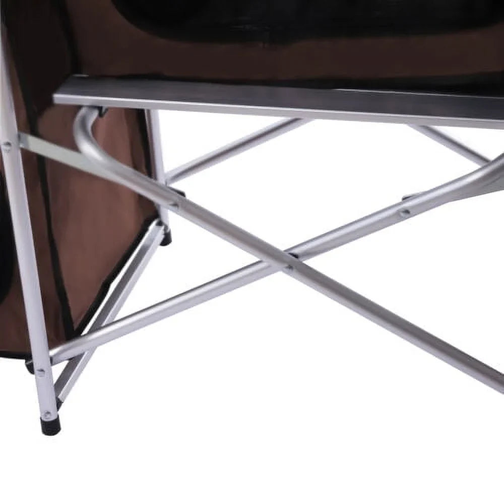 Folding Camping Kitchen Table Picnic Cabinet Table Portable Cooking Sizetorage Rack