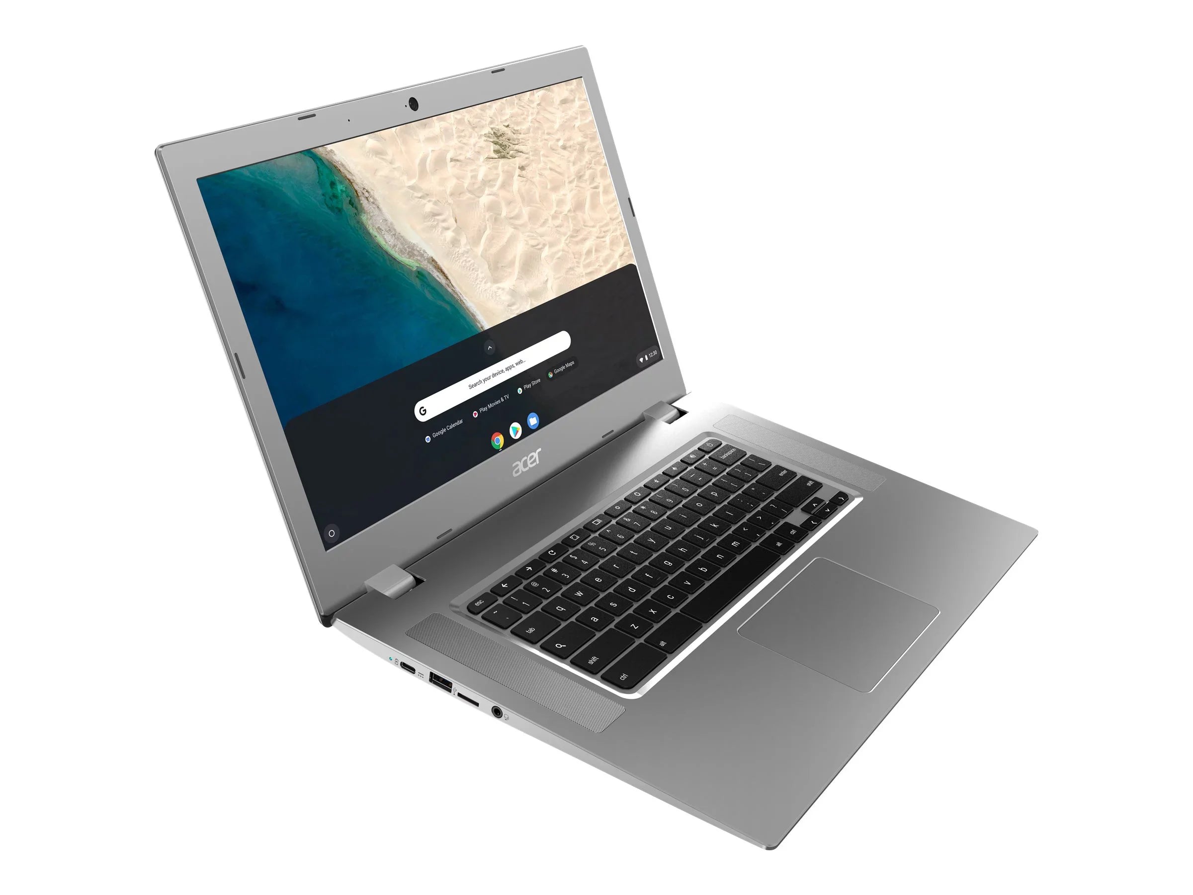 Acer Chromebook 315 CB315-2H-68E6 - AMD A6 - 9220C / up to 2.7 GHz - Chrome OSize - Radeon R5 - 4 GB RAM - 32 GB eMMC - 15.6" IPSize 1920 x 1080 (Full HD) - Wi-Fi 5 - pure silver - kbd: USize
