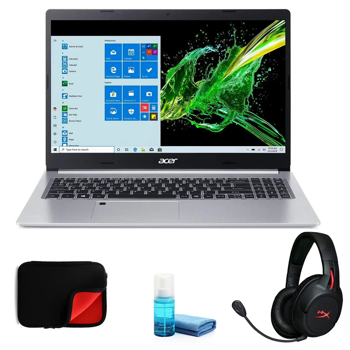 Acer Aspire 5 (A515-55-35SizeE) 15.6 Inch - Kit with Gaming Headset + More