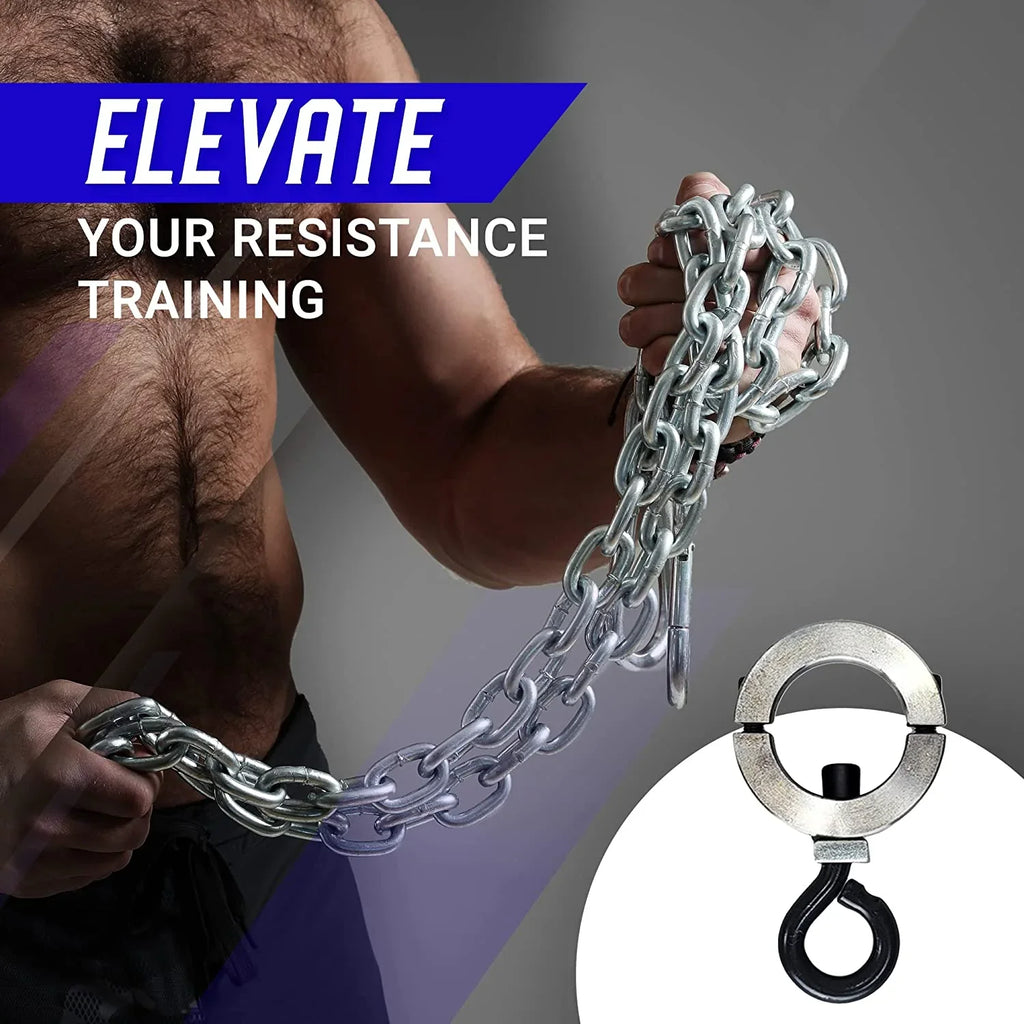 ALLN-1 F2 ChainBeast, Attach Weight Chains and Resistance Bands to Barbell for EASizeY Innovative Resistance