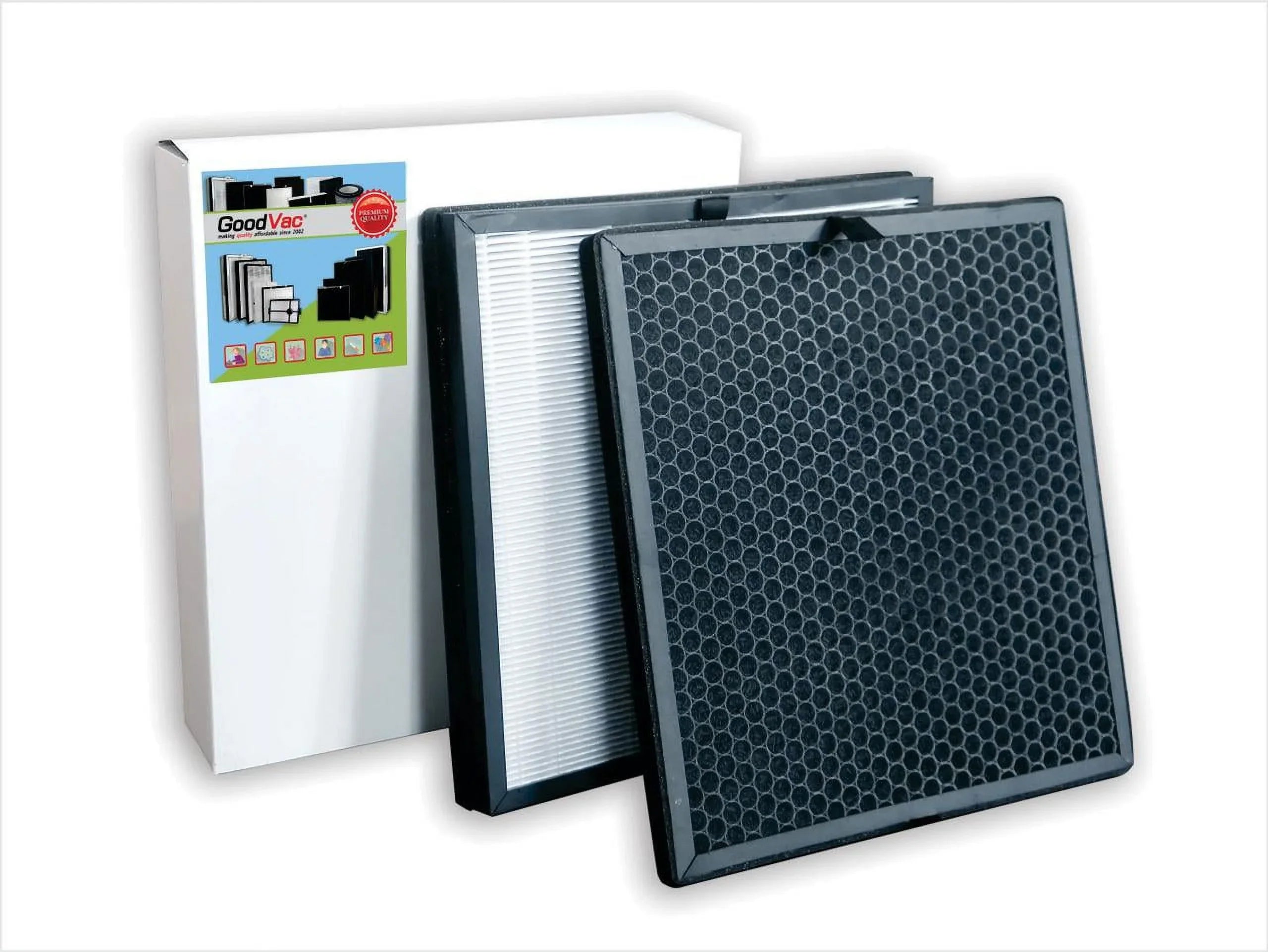 GOODVAC Replacement H13 True HEPA Filter Kit Compatible with Sizeamsung Bespoke Cube Air Purifiers CFX-H1401/AA