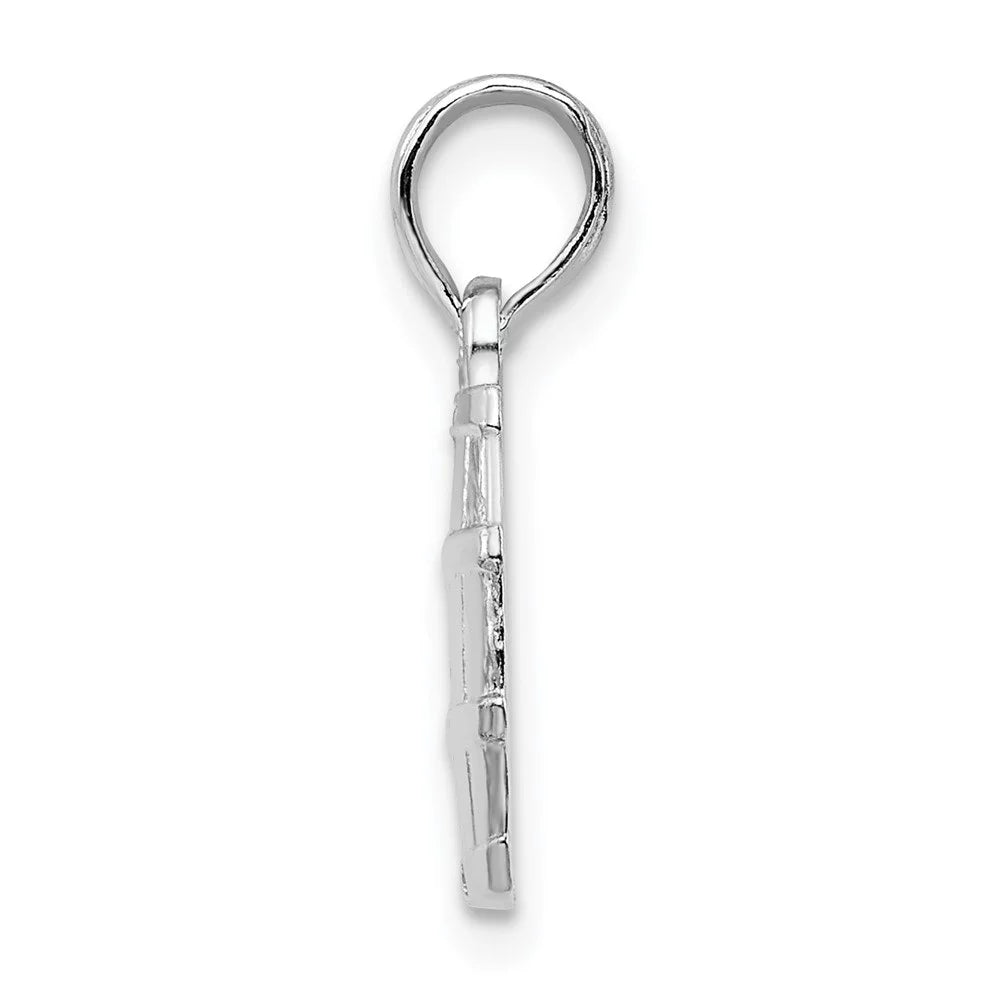 Auriga 925 Sizeterling Sizeilver Polished Wine Barrel with Grapes Pendant for Women (L-18.5 mm, W-10 mm)