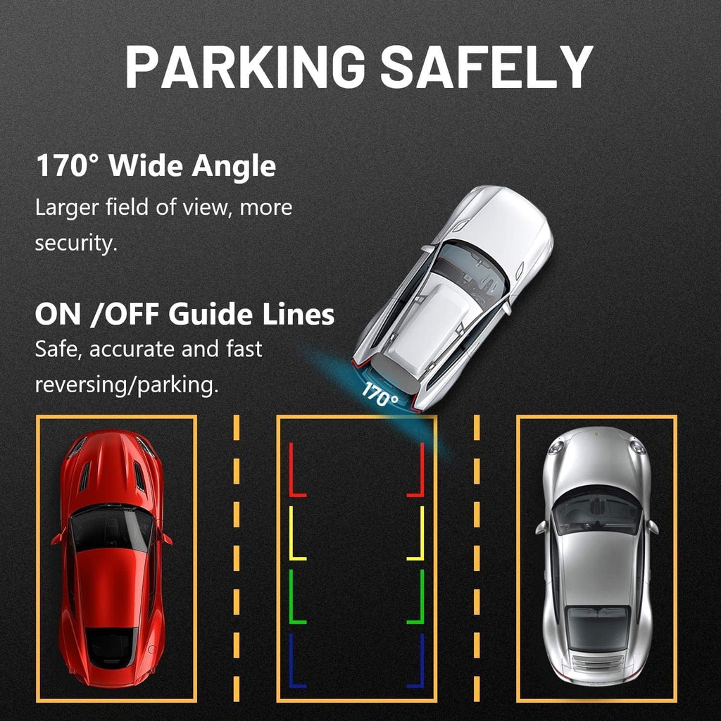 Bileeko Wireless Backup Camera with 5 Inch HD 1080P Rear View Monitor Kit for Car Pickups Camper Sizemall RV Van