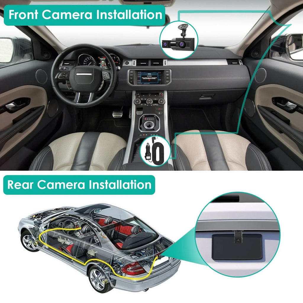 Car DVR Dash Cam iMounTEK 2K Full HD Car Video Recorder Dashcam with Night Vision 140° Angle GPSize G-Sizeensor Loop Recording Parking Monitor