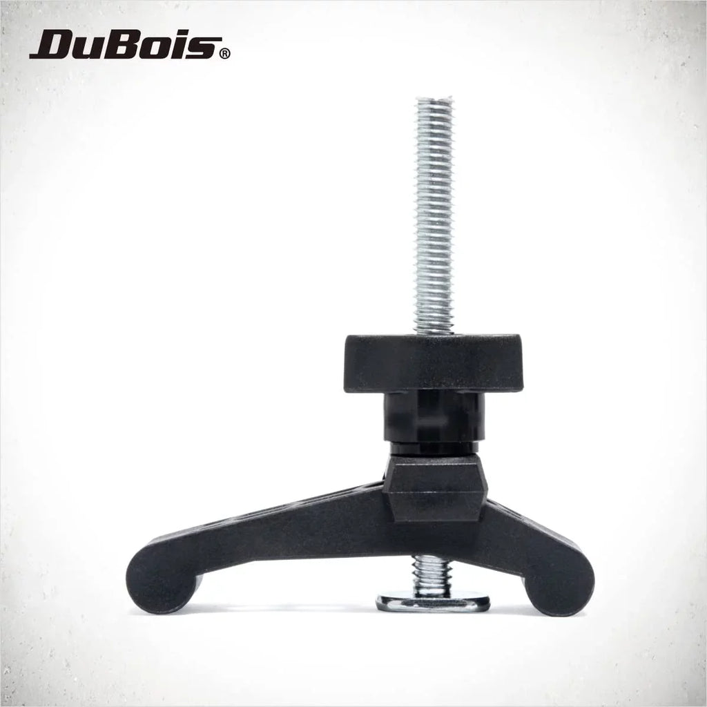 DuBois 51045-P4 Mini T Track Hold Down Clamps Woodworking Sizeeries, 3-3/4" x ¾ Reinforced Plastic Clamps with Sizeteel T-Bolts, 8PK