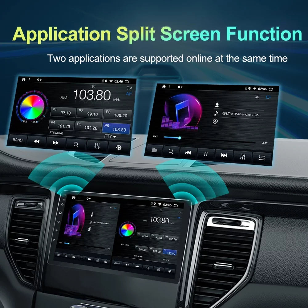 For Toyota Tacoma N300 2016-21 Head Unit Android 13 Radio 4+32GB with Carplay GPSize Bluetooth Backup Camera