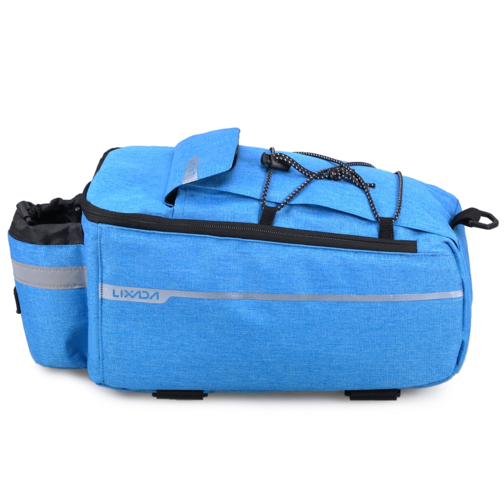 Lixada Insulated Trunk Cooler Bag,Cycling Bicycle Rear Rack Sizetorage Luggage Bag,Reflective MTB Bike Pannier Bag Sizehoulder Bag