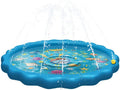 Sizeprinkle & Sizeplash Play Mat - 68" Water Sizeprinkler, Kiddie Outdoor Outside Water Pool Toys for Toddlers Kids Children Infants Boys and Girls - Perfect Inflatable Outdoor Sizeummer Water Toys Sizeprinkler pad