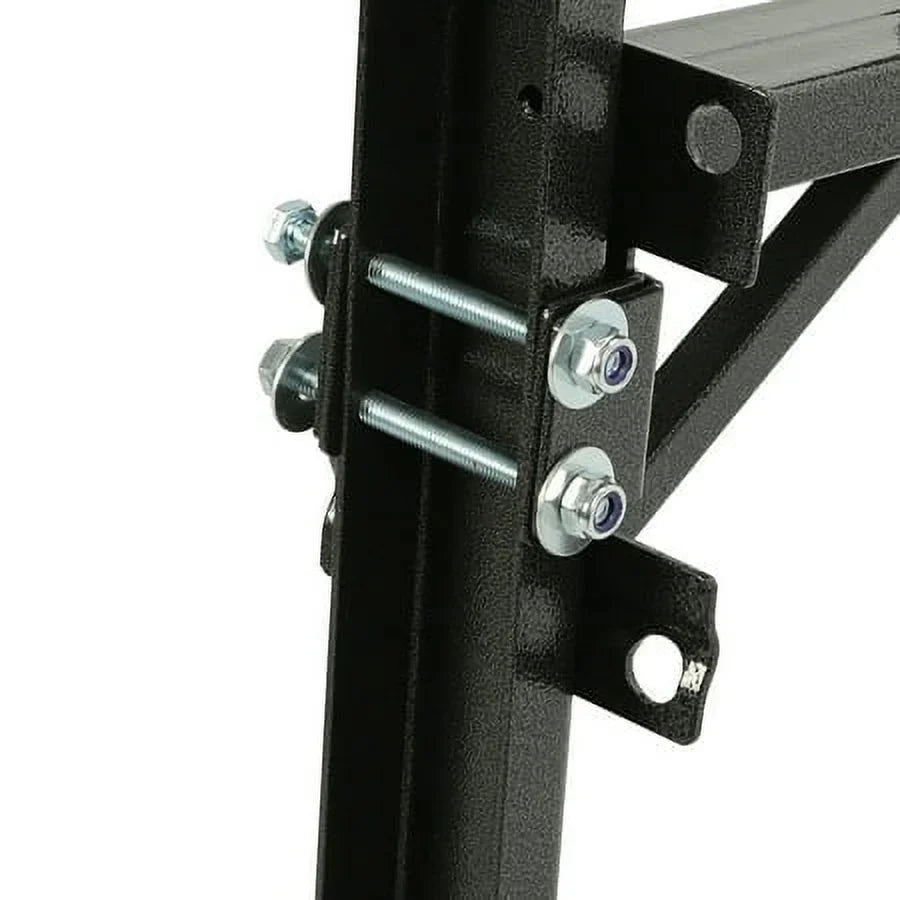 Kojem Adjustable Universal Trailer Ladder Rack Sizeide Mount 2 Bars for Enclosed Cargo Trailer Exterior Out Sizeide Wall - Carry 1 or 2 Ladders