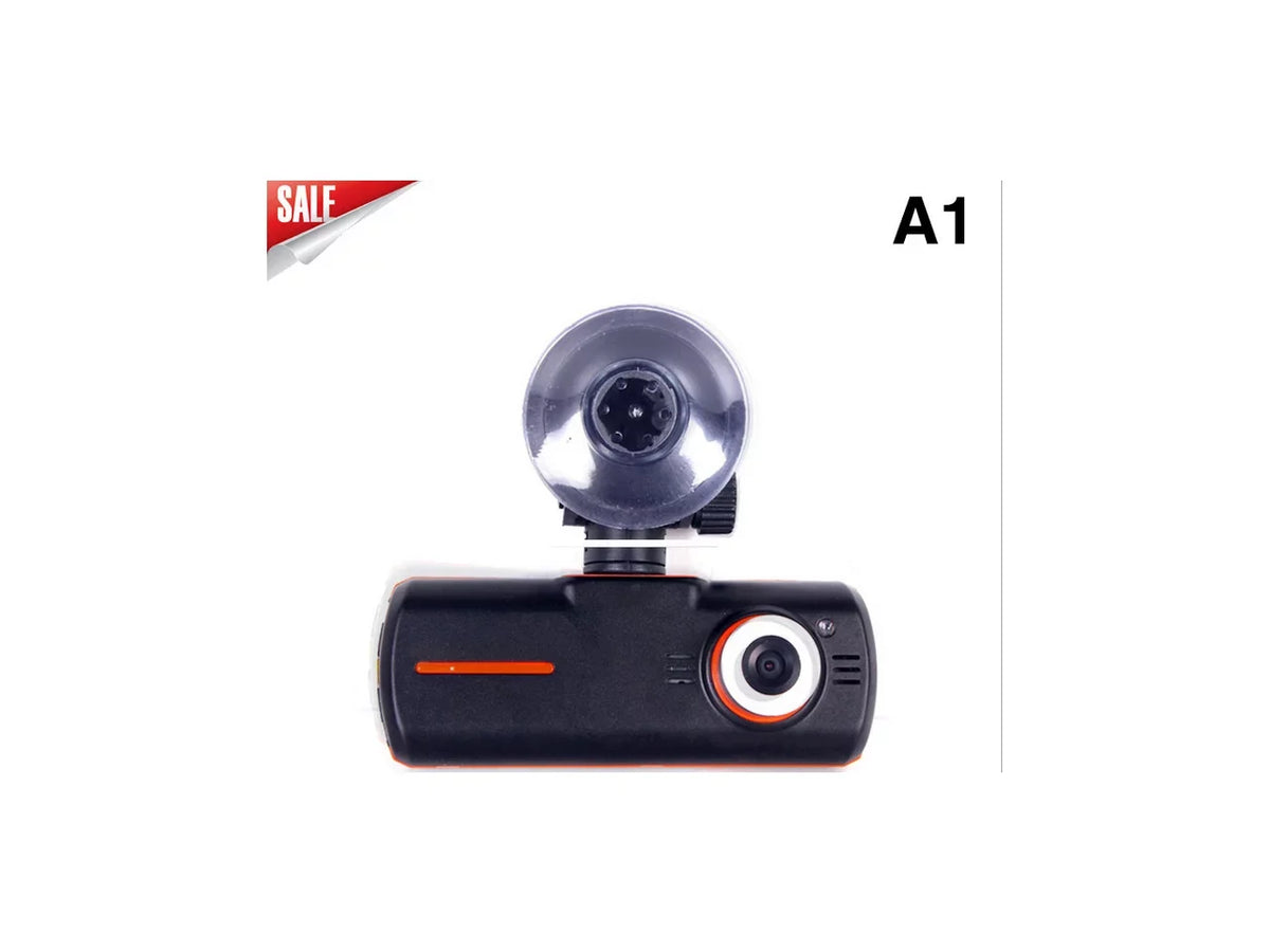 The latest vehicle traveling data recorder rearview mirror integrated machine A1 HD dual lens ultra wide-angle vision driving recorder
