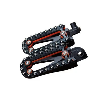 Fasst Impact Adventure Pegs Black/Orange for KTM 300 MXC 1998-2005