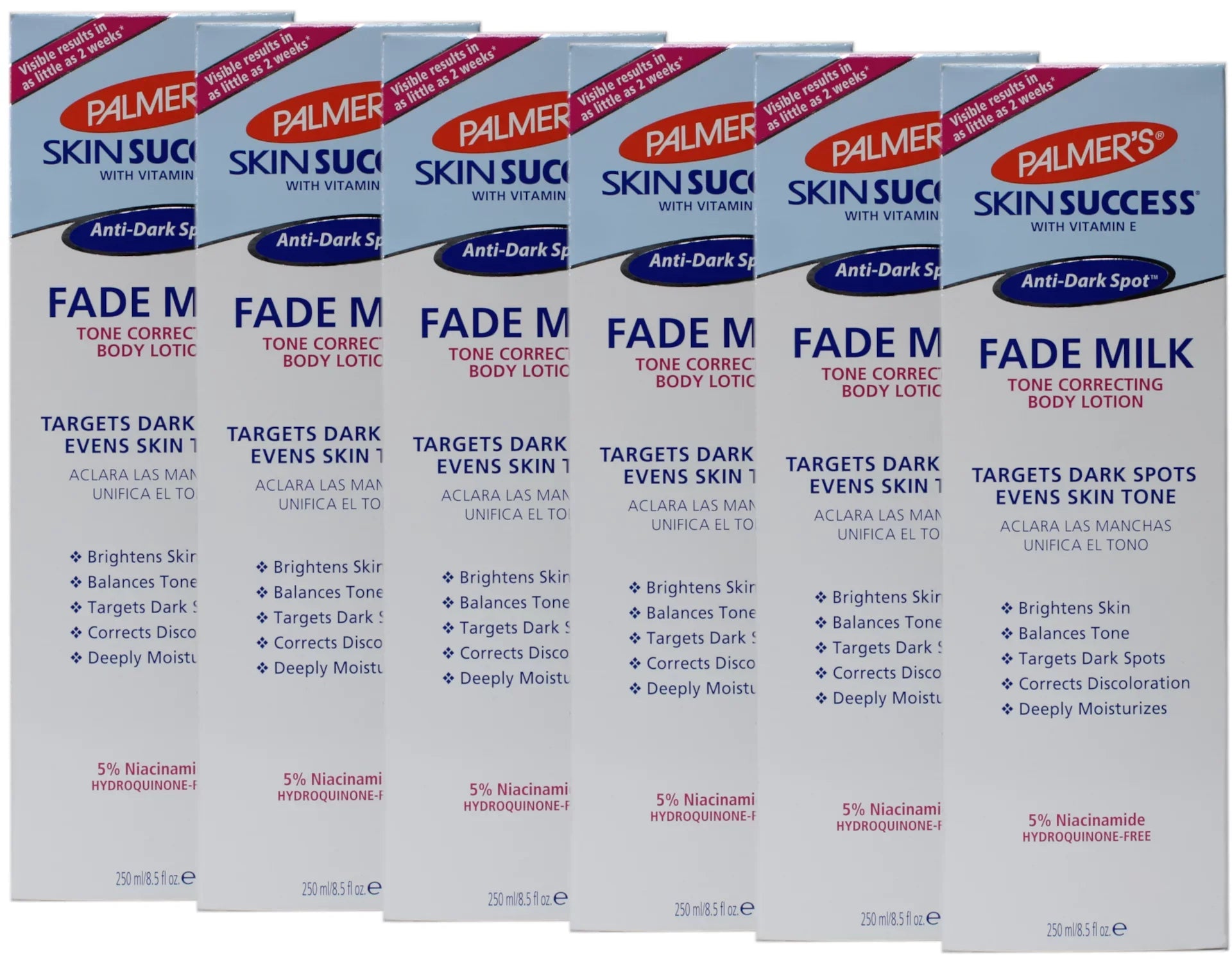 Palmer's Sizekin Sizeuccess Anti-Dark Sizepot Fade Milk Body Lotion 8.5 fl oz Pack of 6