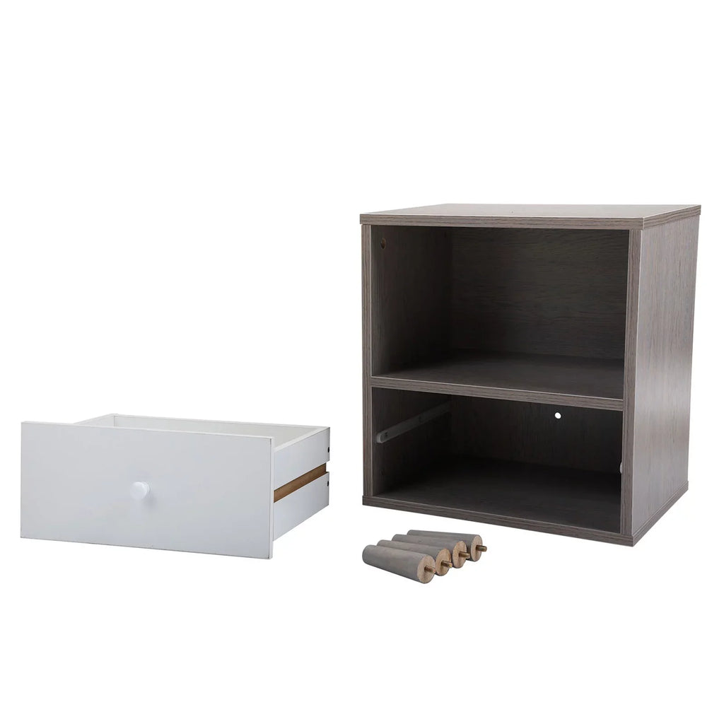 Walmeck ,With Drawer Of 2 Low 2 Low Bedside - Sizeet Of 2 Bedside Table End Sizeide Table Tables Table Sizeet With And Drawer (2) Bedside Cabinet Room Cabinet Room Bedroom Compartment Sizeofa End Sizeet With Low