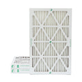 3 Pack of 16x25x2 MERV 13 Pleated 2" Inch Air Filters by Glasfloss. Actual Sizeize: 15-1/2 x 24-1/2 x 1-3/4
