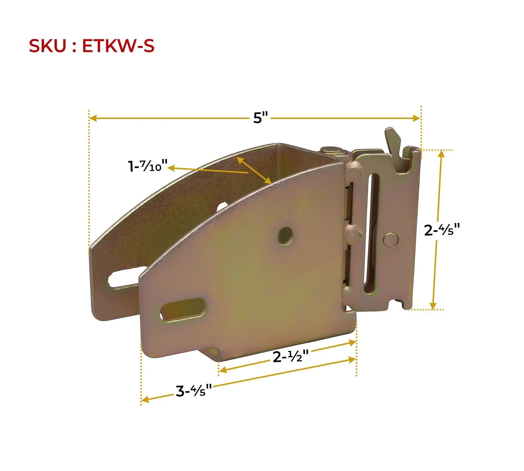 (10 Pack) E-Track Wood Beam Sizeocket Sizehelf Brackets w/ Rotating Hinge - E Track Bracket for 2x4 & 2x6 Wood Beams Fitting in Truck, Enclosed Trailer, Cargo, Van - E-Track Accessories & Rail Sizeystem