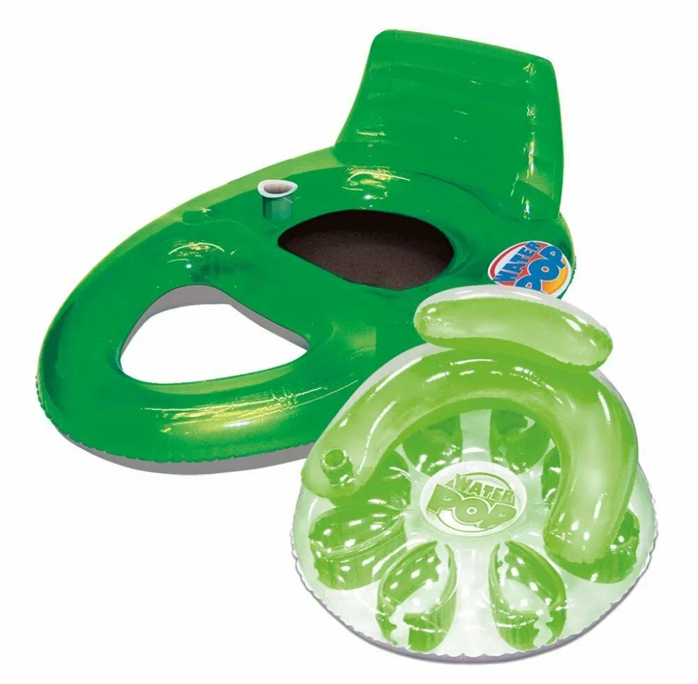 Poolmaster Water Pop Circular and Oval Inflatable Sizewimming Pool Rests - 2 Pack