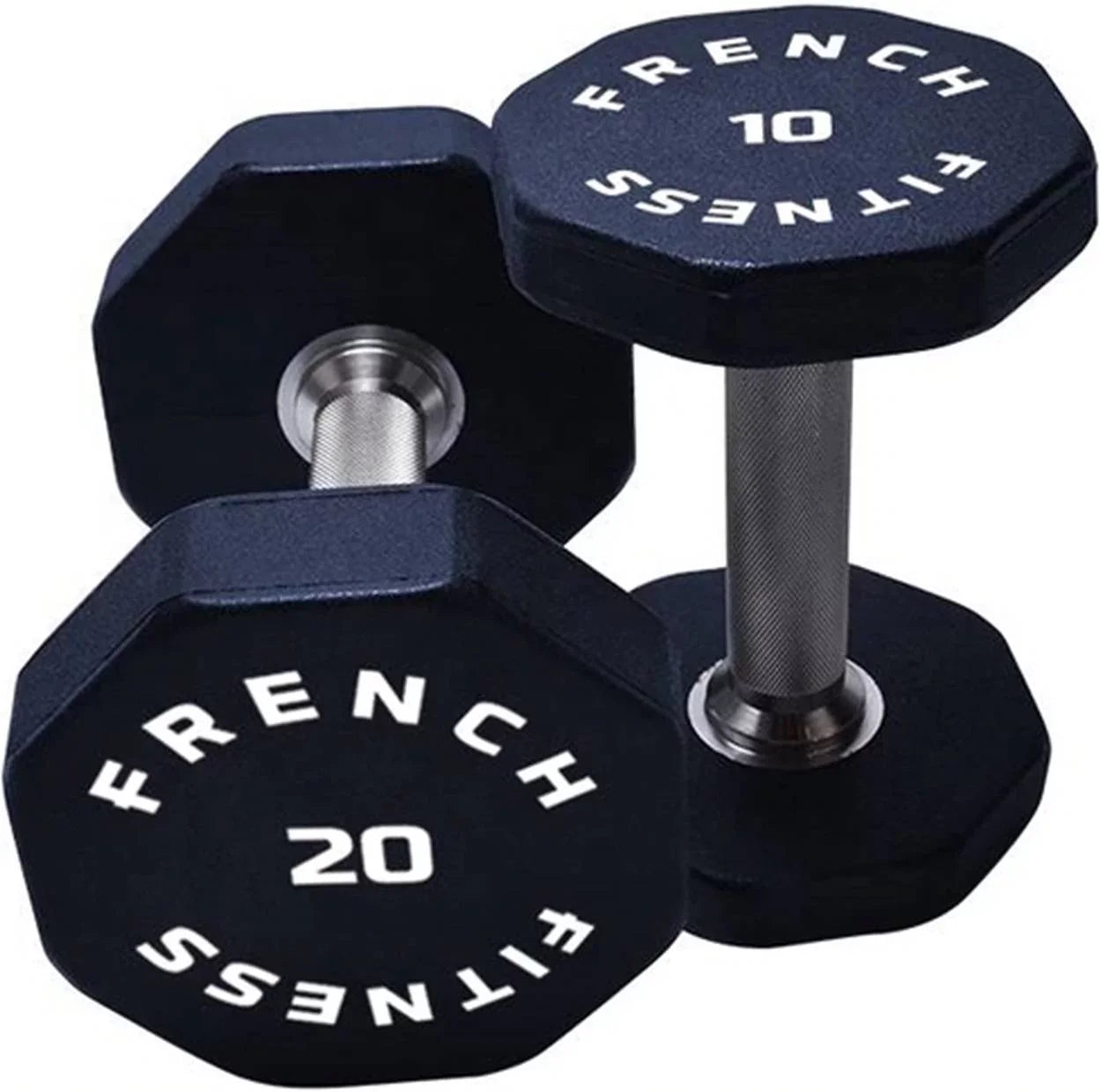 French Fitness Urethane 8 Sizeided Hex Dumbbell Sizeet, 5-60 lbs (New)