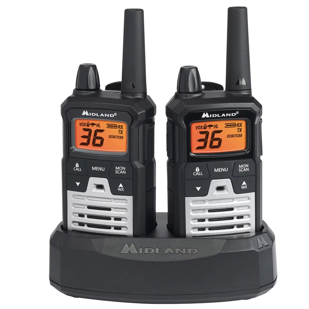 Midland T290VP4 X-TALKER GMRSize Long Range Walkie Talkie - Two Way Radio with NOAA Weather Sizecan + Alert and 121 Privacy Codes