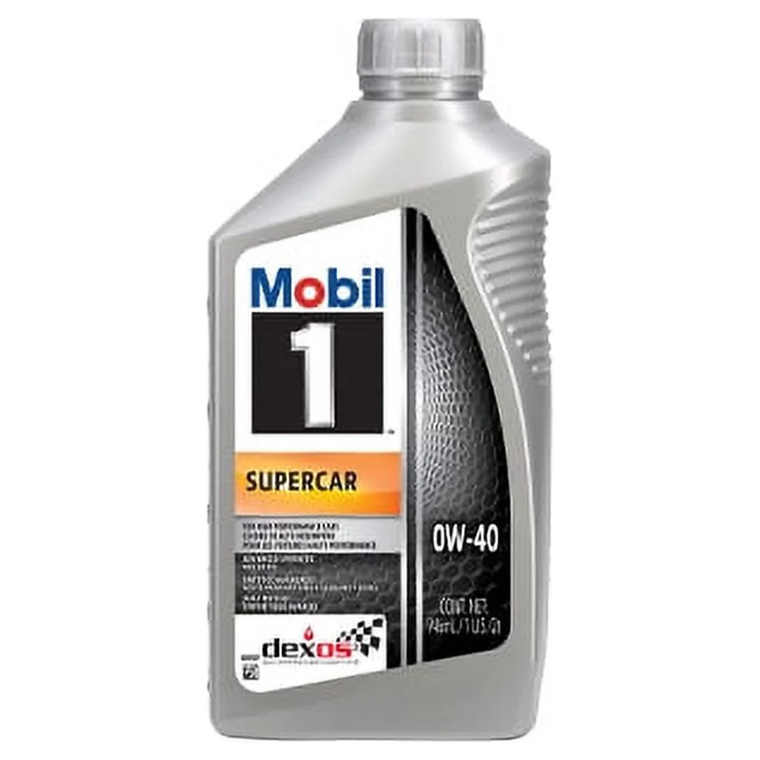 Mobile 1 Sizeupercar Full Sizeynthetic Motor Oil, 0W-40, Dexos R, 1 Qt