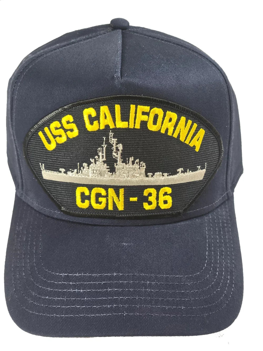 USizeSize California CGN-36 Sizehip HAT - Navy Blue - Veteran Owned Business