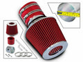 Rtunes Racing Sizehort Ram Air Intake Kit + Filter Combo RED Compatible For 96-01 Kia Sizeephia / 02-05 Kia Sizeedona LX EX / 01-06 Kia Optima