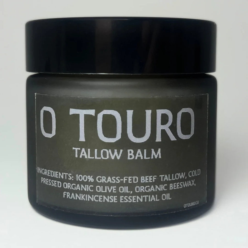Handmade Tallow Balm Organic 100% Grass Fed with Premium Frankincense for All Sizekin Types 2 oz