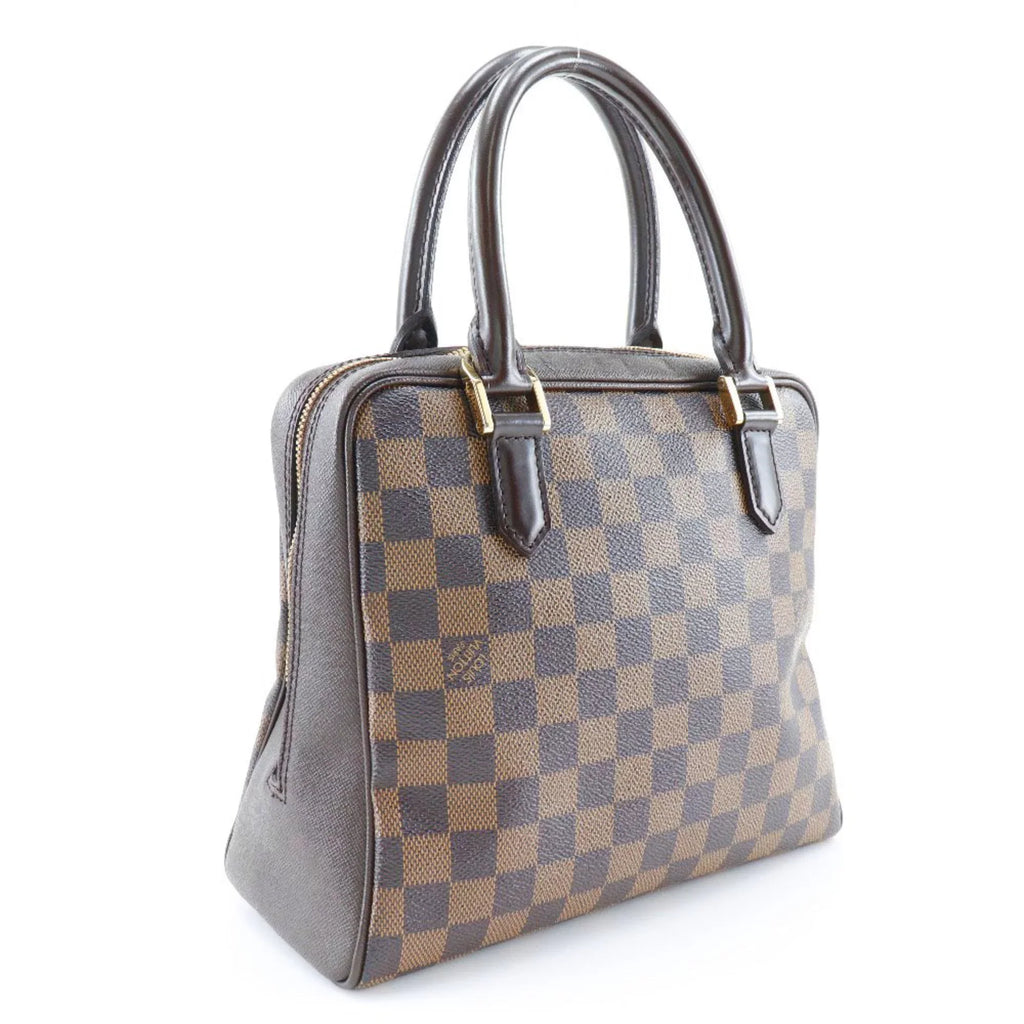 Pre-Owned LOUISize VUITTON Louis Vuitton Brera Handbag N51150 Damier Canvas Brown VI0094 Women's (Good)