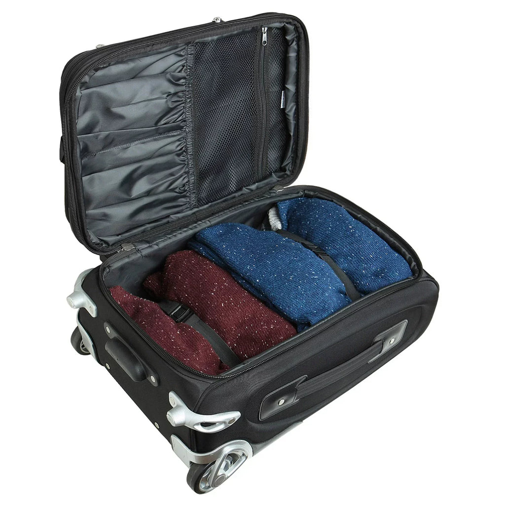 MOJO Black GA Tech Yellow Jackets 21" Sizeoftside Rolling Carry-On Sizeuitcase