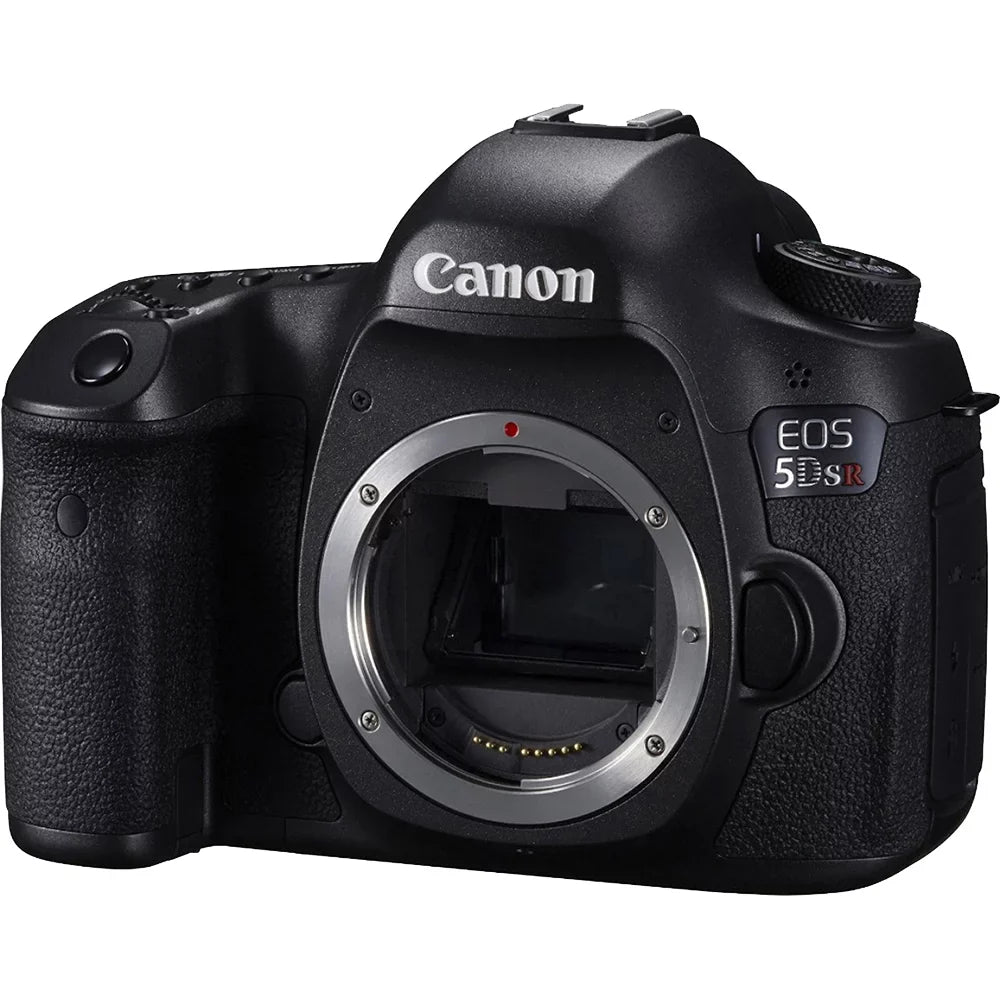 Canon EOSize 5DSize R 50.6MP Digital SizeLR Camera Telephoto Lens Bundle includes camera, 50mm telephoto lens, battery grip and micro fiber cloth