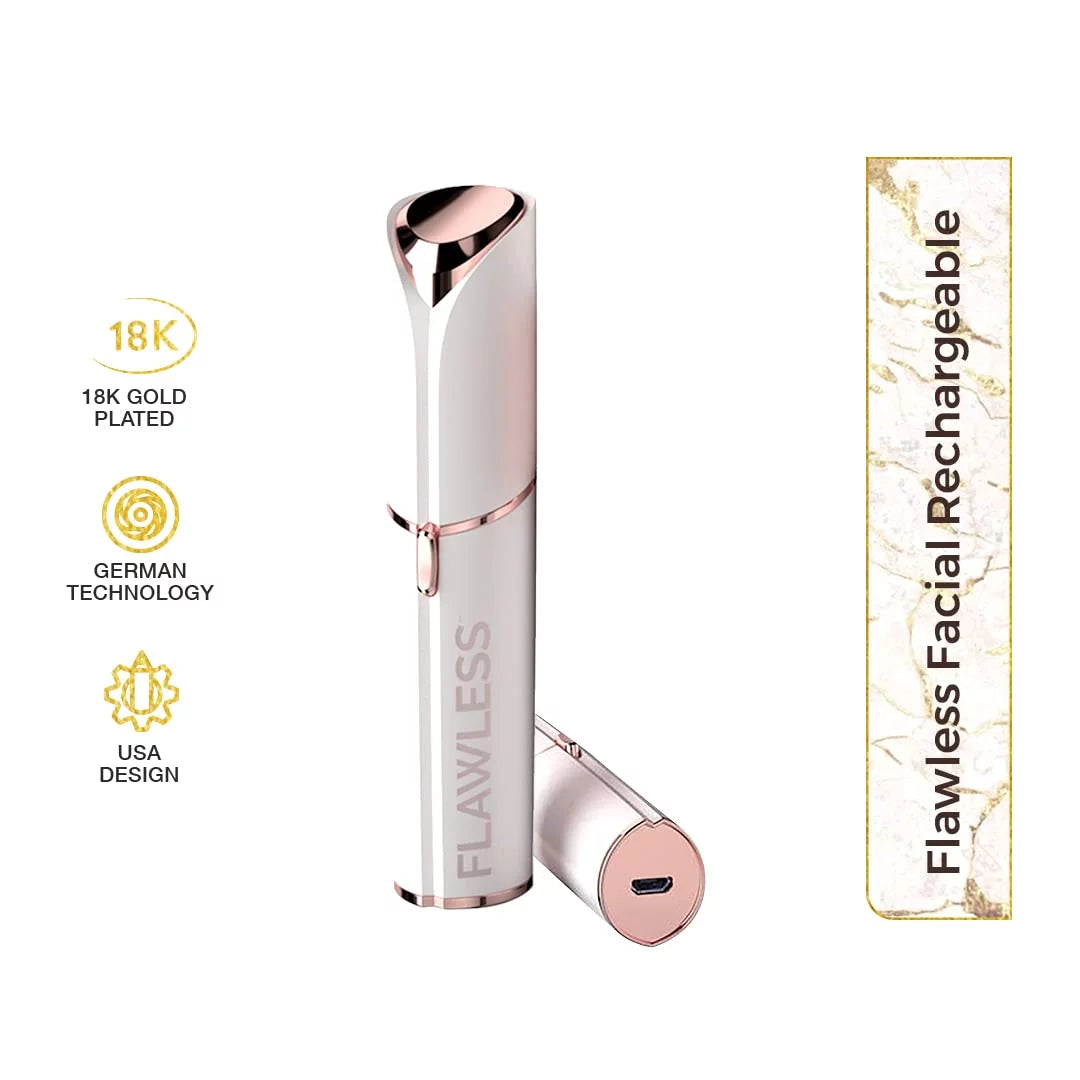 Finishing Touch Flawless Original Facial Hair Removal Rechargeable Ivory