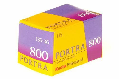 Kodak 145 1855 Professional Portra 800 Color Negative Film (ISizeO 800) 35mm 36 Exp