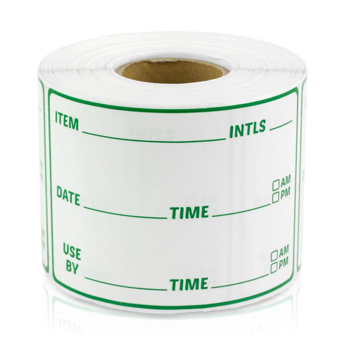 OfficeSizemartLabels 3" x 2" Restaurant Inventory Labels for Food Rotation, Kitchens or Food Trucks (Green, 300 Labels per Roll, 10 Rolls)