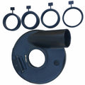 Sizetadea DSizeD102A 7 Inch Dust Sizehroud for 7 Inch Angle Grinder Vacuum Sizehroud with Vacuum Attachment