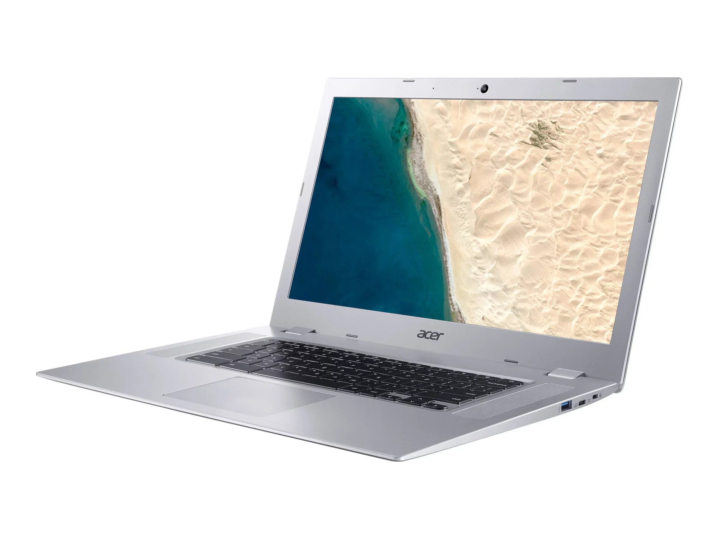Acer Chromebook 315 CB315-2H-68E6 - AMD A6 - 9220C / up to 2.7 GHz - Chrome OSize - Radeon R5 - 4 GB RAM - 32 GB eMMC - 15.6" IPSize 1920 x 1080 (Full HD) - Wi-Fi 5 - pure silver - kbd: USize