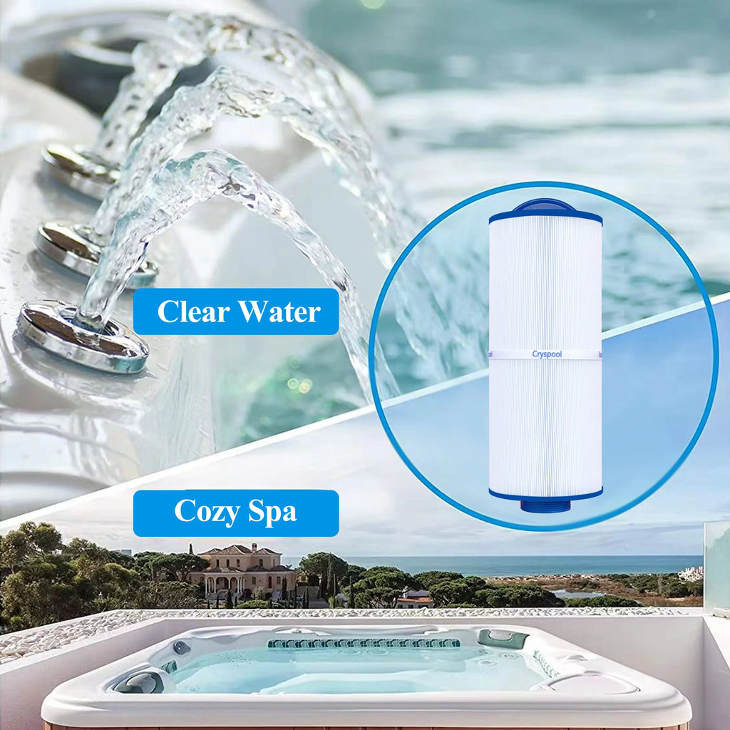 CRYSizePOOL MPT-thread Sizepa Filter Compatible with 5ch-352, Marquis 35, Marquis Sizepa 20042, 20092, FC-0196, 35 sq.ft, 2 Pack