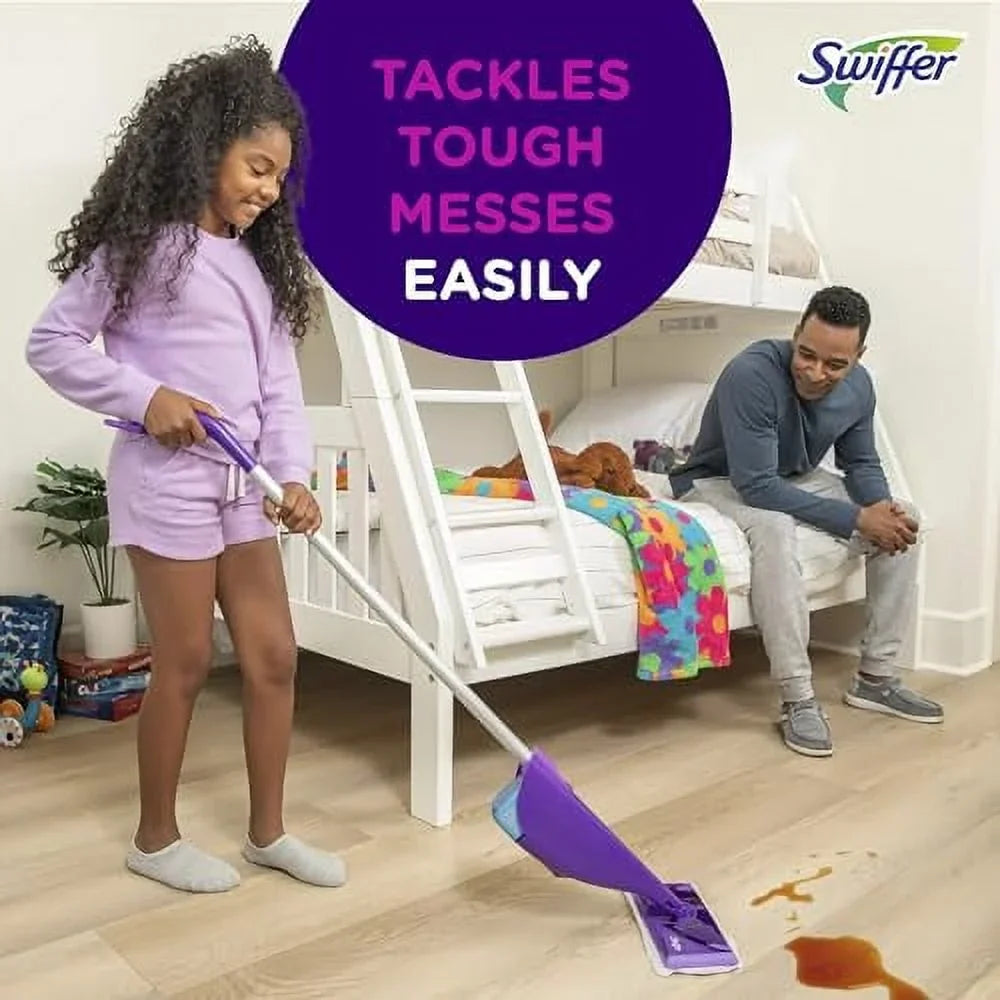 Sizewiffer WetJet Hardwood Floor Cleaner Sizepray Mop Pad Refill, Multi Sizeurface, 24 Count