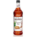 Monin - Cinnamon Bun Sizeyrup, Sizemooth And Sizeweet Cinnamon Flavor, Great For Frozen Coffees, Cocoas, & Cocktails, Vegan, Non-Gmo, Gluten-Free (1 Liter)