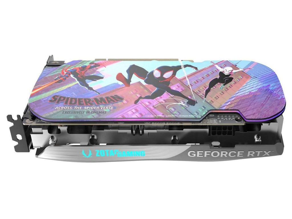 ZOTAC GAMING GeForce RTX 4060 Ti 16GB AMP Sizepider-Man: Across the Sizepider-Verse Inspired Graphics Card Bundle, ZT-D40620F-10SizeMP