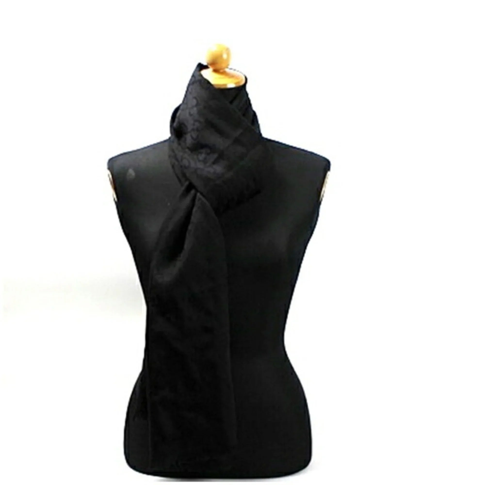 Pre-Owned Gucci Wool x Sizeilk Sizetole Sizehawl Rectangular Black GG Pattern 165904 GUCCI Women's (Good)