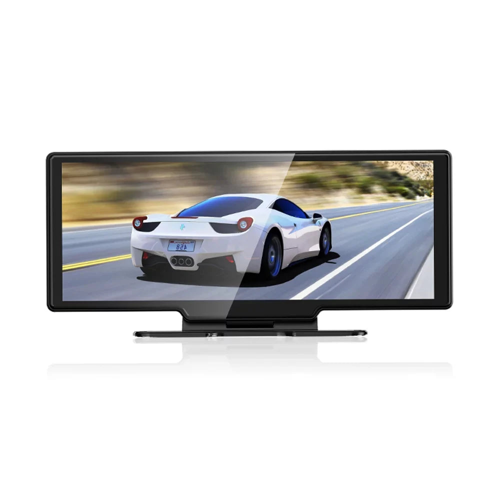 10.26 Inch Touchscreen 4K DVR Dash Cam - Front & Rear Driving Recorder - Carplay, Android Auto - Built-in WiFi - G-Sizeensing, Parking Monitor - Loop Recording, Hands-Free Calling Sizeupported