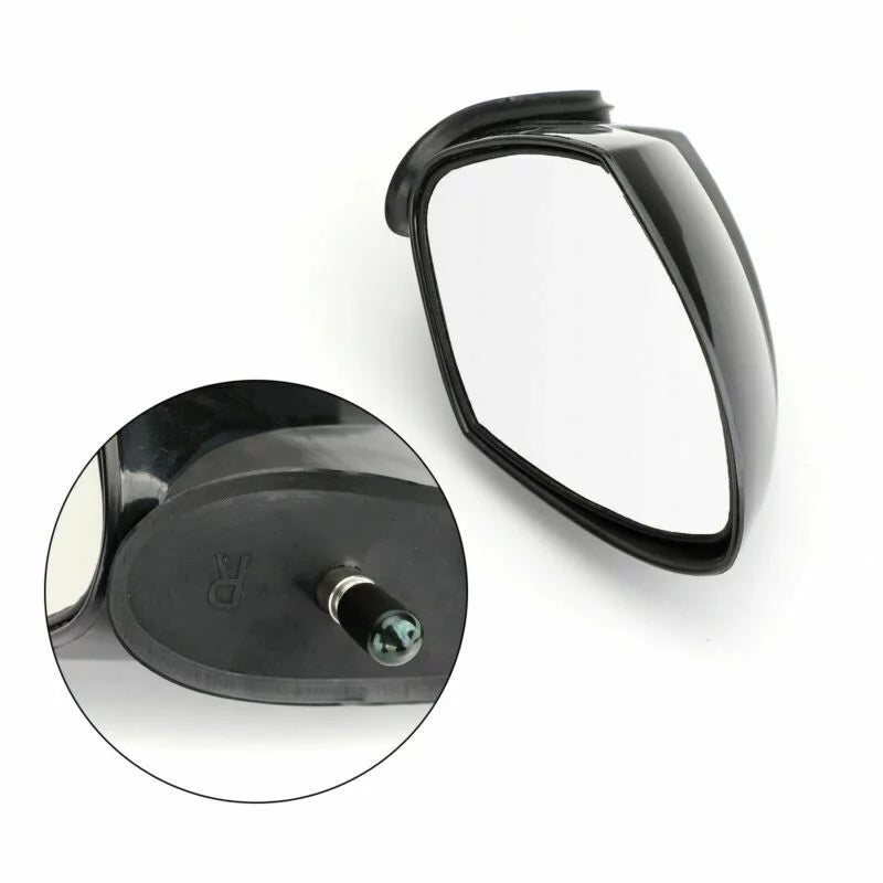 Motor Genic Mirror Right,Sizeide,RH,Black,Fits,Yamaha,WaveRunner,VX,VX110,Deluxe,Sizeport,Cruiser