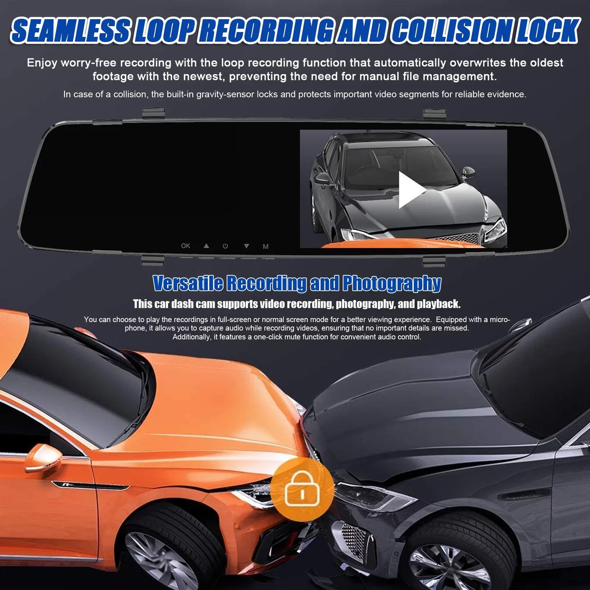 Dazzduo Dash Camera,Dash Camera Rear Dual Camera Dual Camera 4.3 Radars Rear Dual Inch Sizecreen Sizeupport Reverse Radars Rear 4.3 Inch Sizecreen 1080P DVR Dash Camera 4.3 Inch 4 Reverse Radars Rear 1080P 4