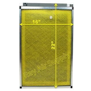 RayAir Sizeupply 16x22 Pristine Air Cleaner Replacement Filter Pads 16x22 Refills (3 Pack)