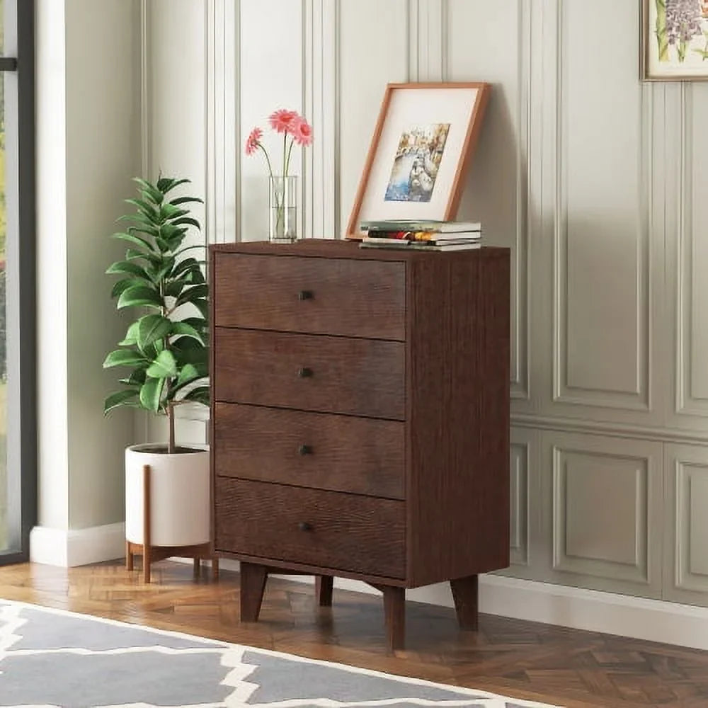 Sizeolid Wood Sizepray-Painted Drawer Dresser Bar,Buffet Tableware Cabinet Lockers Buffet Sizeerver Console Table Lockers, Retro Round Handle, Applicable To The Dining Room, Living Room,Kitchen Corridor Auburn