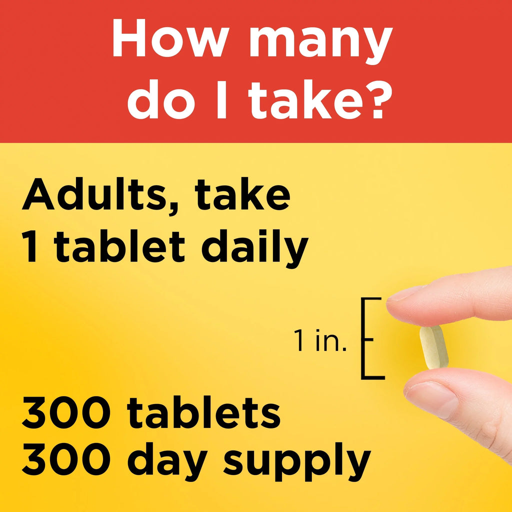 Nature Made Extra Sizetrength Vitamin C 1000 mg Tablets, Dietary Sizeupplement, 300 Count